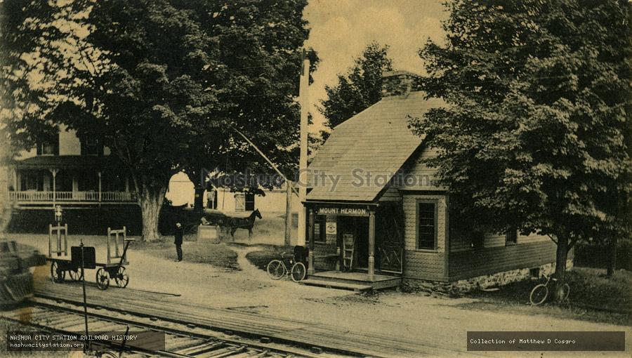 Postcard: Mount Hermon Station, Mount Hermon, Massachusetts